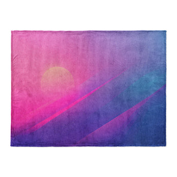 Siderays Blue & Pink in Large (60" x 80") Size