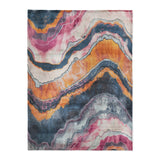 Helga Blue & Purple in Large (60" x 80") Size