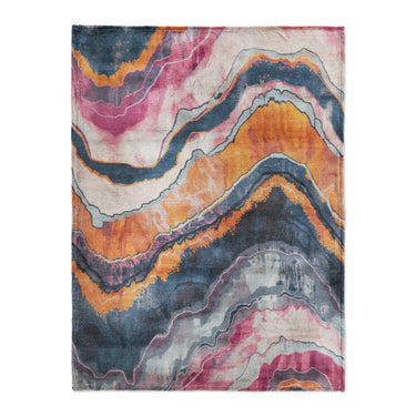 Helga Blue & Purple in Large (60" x 80") Size