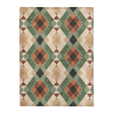 Spokane Sage Green & Taupe in Large (60" x 80") Size