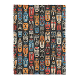 Tribal Masks in Large (60" x 80") Size