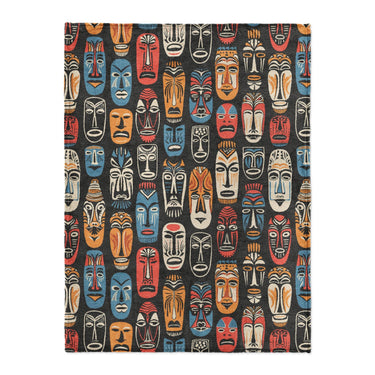 Tribal Masks in Large (60" x 80") Size