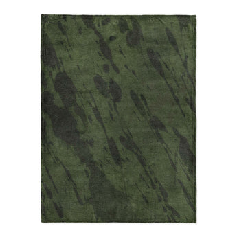 Hurley Splatter Dye Olive Green in Large (60" x 80") Size