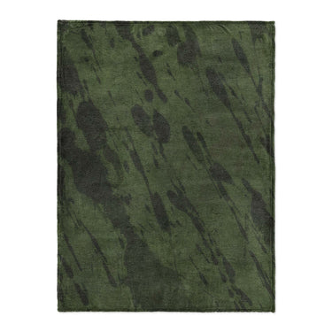 Hurley Splatter Dye Olive Green in Large (60" x 80") Size