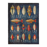 Fishing Lures in Large (60" x 80") Size