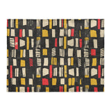 Milo Black Red & Yellow in Large (60" x 80") Size