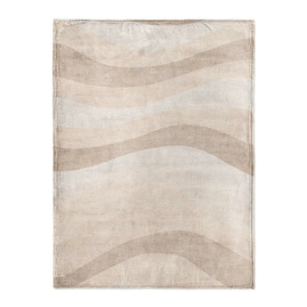 Sinuous Ivory Monochrome in Large (60" x 80") Size