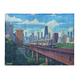 Chicago Metro in Large (60" x 80") Size