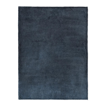 Keanu Watercolor Navy Blue Ombré in Large (60" x 80") Size
