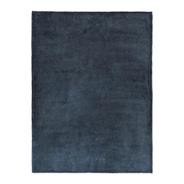Keanu Watercolor Navy Blue Ombré in Large (60" x 80") Size