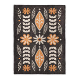 Topanga Black & Yellow in Large (60" x 80") Size