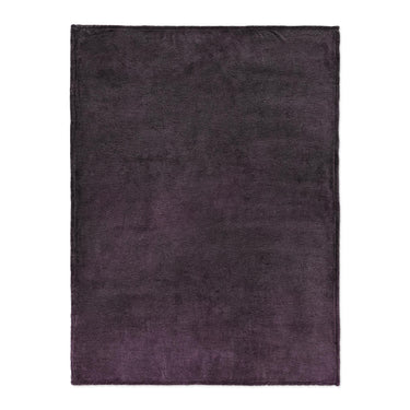 Keanu Watercolor Deep Purple Ombré in Large (60" x 80") Size