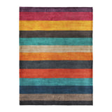 Brush Stripes Multicolor in Large (60" x 80") Size