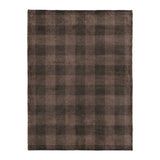 Buffalo Plaid Hickory Brown in Large (60" x 80") Size