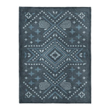 Durand Navy Blue in Large (60" x 80") Size