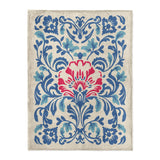 Beryl Blue & Red in Large (60" x 80") Size