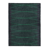 Kepler Navy & Teal in Large (60" x 80") Size