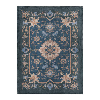 Miriam Navy & Gold in Large (60" x 80") Size