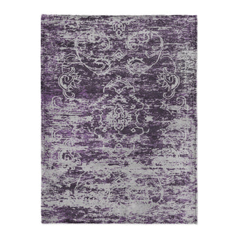 Bennett Purple & Grey in Large (60" x 80") Size