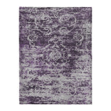 Bennett Purple & Grey in Large (60" x 80") Size