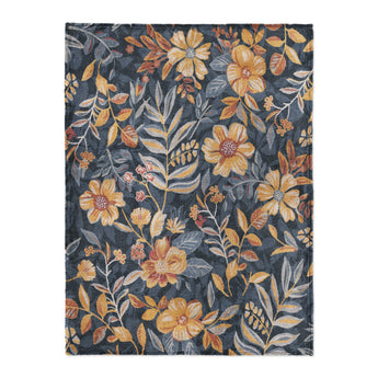 Claudine Blue & Yellow in Large (60" x 80") Size