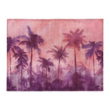 Sunset Palms Pink & Purple in Large (60" x 80") Size