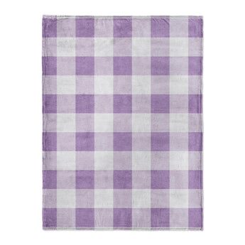 Buffalo Plaid Lilac in Large (60" x 80") Size