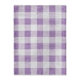 Buffalo Plaid Lilac in Large (60" x 80") Size