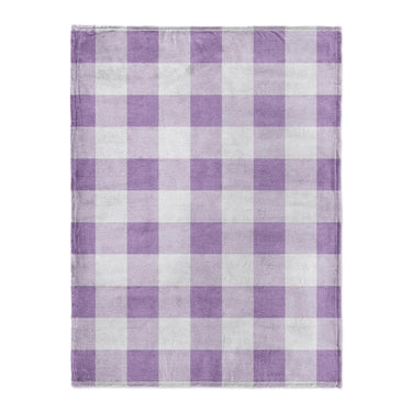 Buffalo Plaid Lilac in Large (60" x 80") Size