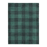 Buffalo Plaid Deep Teal in Large (60" x 80") Size