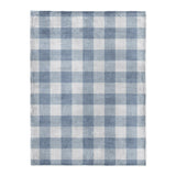 Buffalo Plaid Steel Blue in Large (60" x 80") Size