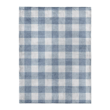 Buffalo Plaid Steel Blue in Large (60" x 80") Size