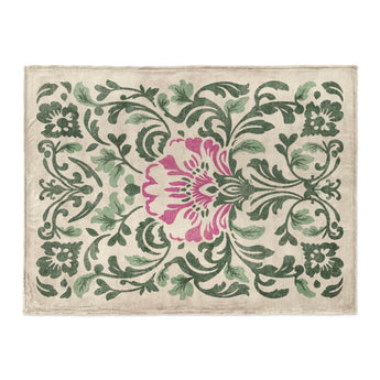 Beryl Green & Violet in Large (60" x 80") Size