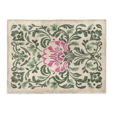 Beryl Green & Violet in Large (60" x 80") Size