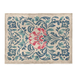 Beryl Blue & Red in Large (60" x 80") Size