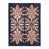 Jasmina Navy Multicolor in Large (60" x 80") Size
