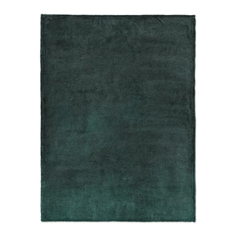 Keanu Watercolor Deep Teal Ombre in Large (60" x 80") Size