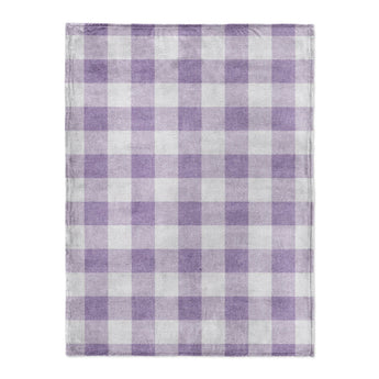 Buffalo Plaid Lilac in Large (60" x 80") Size