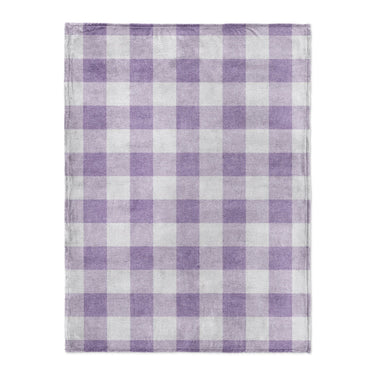 Buffalo Plaid Lilac in Large (60" x 80") Size