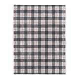 Wallace Plaid Navy & Red in Large (60" x 80") Size
