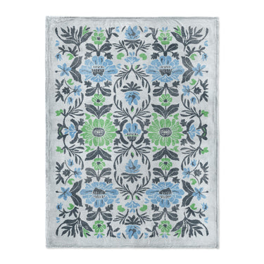 Corriana Blue & Green in Large (60" x 80") Size