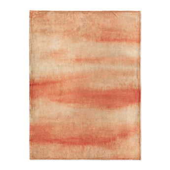 Ophelia Watercolor Peach Balayage in Large (60" x 80") Size