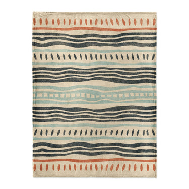 Delsin Blue & Orange in Large (60" x 80") Size