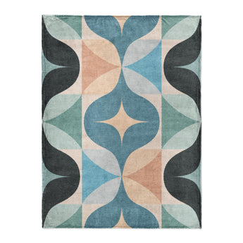 Maxine Seafoam & Peach in Large (60" x 80") Size