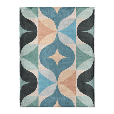 Maxine Seafoam & Peach in Large (60" x 80") Size