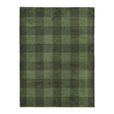 Buffalo Plaid Dark Olive in Large (60" x 80") Size