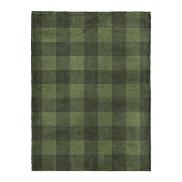 Buffalo Plaid Dark Olive in Large (60" x 80") Size