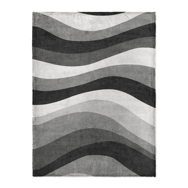 Sinuous Grey Monochrome in Large (60" x 80") Size