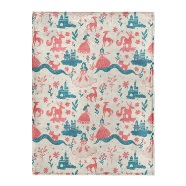 Pink Princess Fairytale in Large (60" x 80") Size