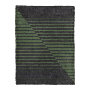 Euclid Black & Green in Large (60" x 80") Size